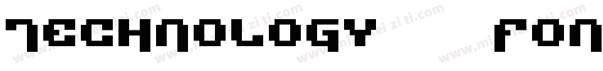 technology   font   mrqc字体转换